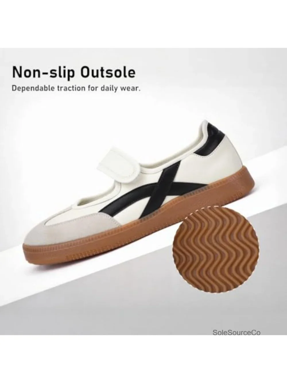 Women's Mary Jane Slip On Tennis Shoes Lightweight Walking Casual Fashion